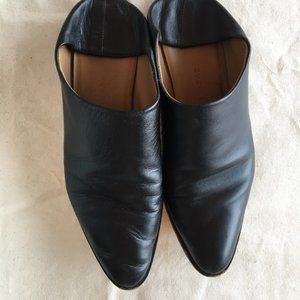 Everlane Black Leather Mules | The Modern Babo